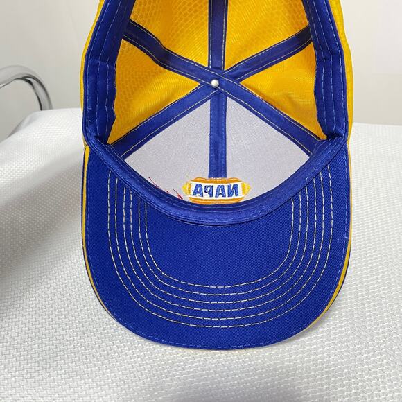 NAPA NASCAR Racing Hat Chase Elliott #9 Blue Yellow Adjustable Baseball Cap - Picture 4 of 8